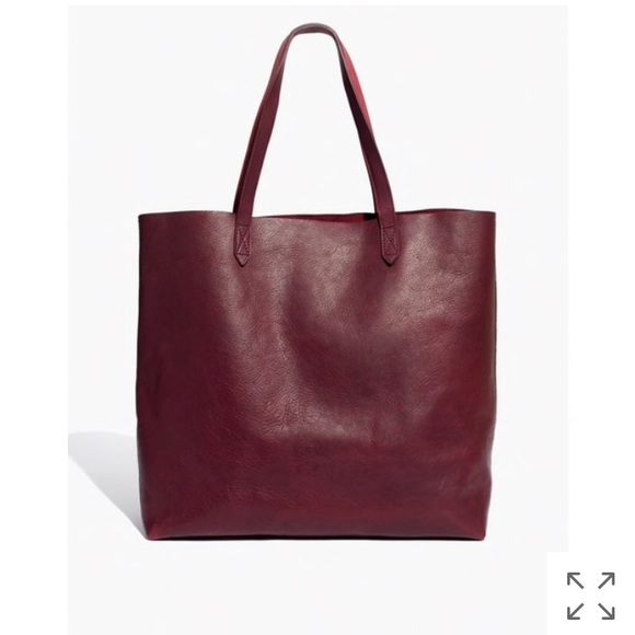 Madewell Handbags - Madewell Dark Cabernet Transport Tote